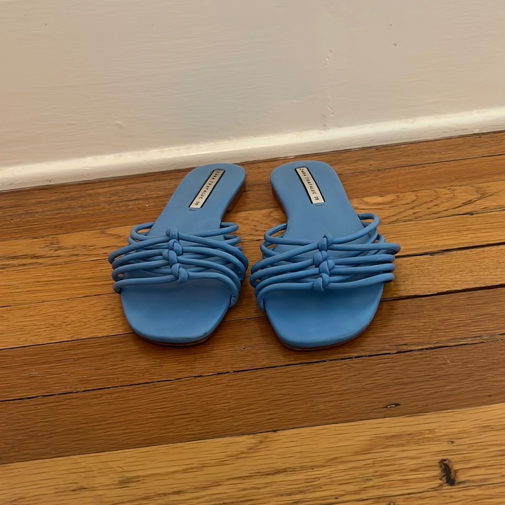 Zara blue sandals